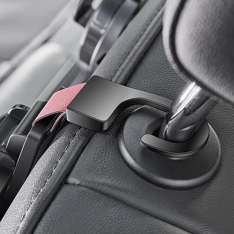 3-In-1 Car Seat Back Universal Hook Car Multi-Function Hook Storage Rack Cup Holder Women'S Handbag Hanging Storage Fixed Hook