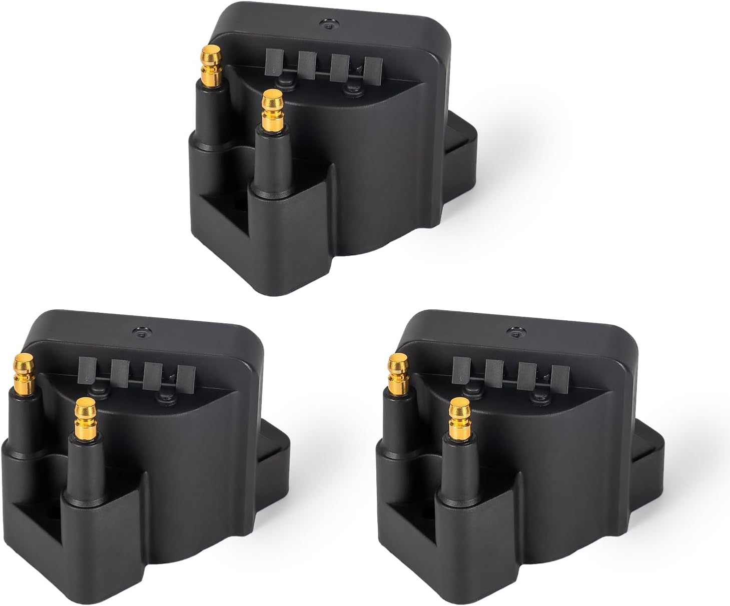 Set of 3 Ignition Coil Pack Compatible with Buick Cadillac Chevy Oldsmobile Pontiac Malibu Passport Allure Camaro Impala 88 98 Bonneville Grand Prix Firebird 3.8L V6 Replace# C849 DR39 5C1058 D555