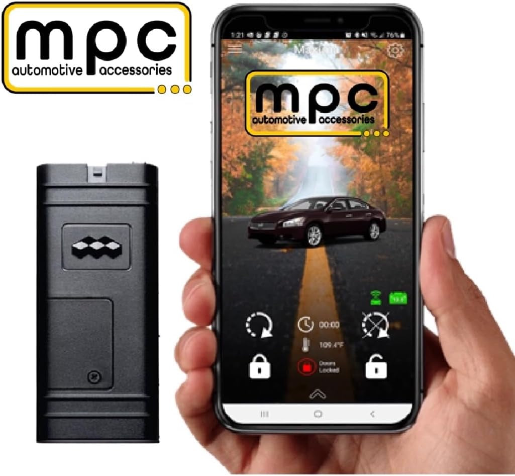 Smartphone/Factory Remote Activated Remote Start Compatible with Honda Fit 2015-2020 - Push-To-Start - T-Harness - 1-Year Free Service Included - USA Tech Support