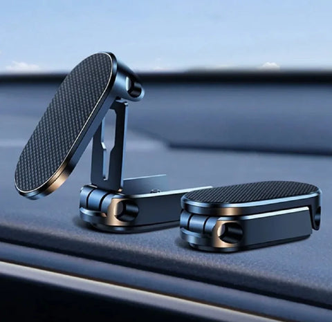 1-Pack Universal Magnetic Car Mount Stand-Foldable 360 Rotation Dashboard Phone Holder TIKA