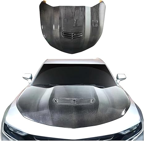 Compatible For Chevrolet Camaro 2016-2023 Carbon Fiber Hood Bonnet Body Kits Engine Hoods
