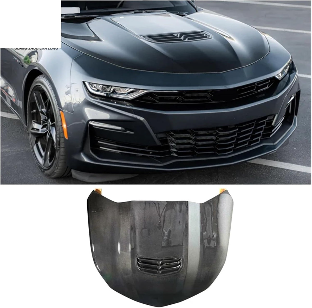 Compatible For Chevrolet Camaro 2016-2023 Carbon Fiber Hood Bonnet Body Kits Engine Hoods