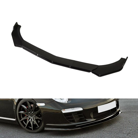 Universal Front Bumper Lip Spoiler Chin Body Kit Protection Auto Car Exterior Aerodynamic Parts