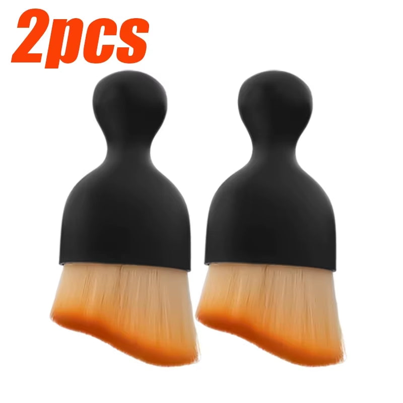 Car Interior Cleaning Brush with Casing Center Console Air Conditioning Outlet Cleaning Brush Car Cleaning Tools Car Accessories