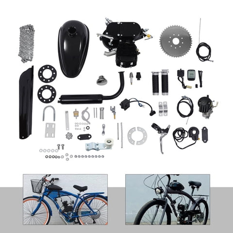 F80 Bicycle Modification Electric Bicycle Gasoline Engine Modification Set 80CC Small Engine Mini Engine Set DIY2 Stroke Engine