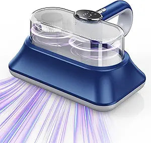 20000Pa Bed Vacuum Cleaner, Powerful Mattress Vacuum Cleaner for Mattress, Bed, Cloth Sofas, Pillows, Carpets, Handheld Cordless Vacuum Cleaner, Wireless Mite Remover Cleaning Machine