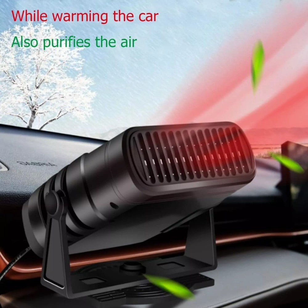 Portable Electric Car Heater 12V 120W Heating Fan Defogger Defroster Demister US