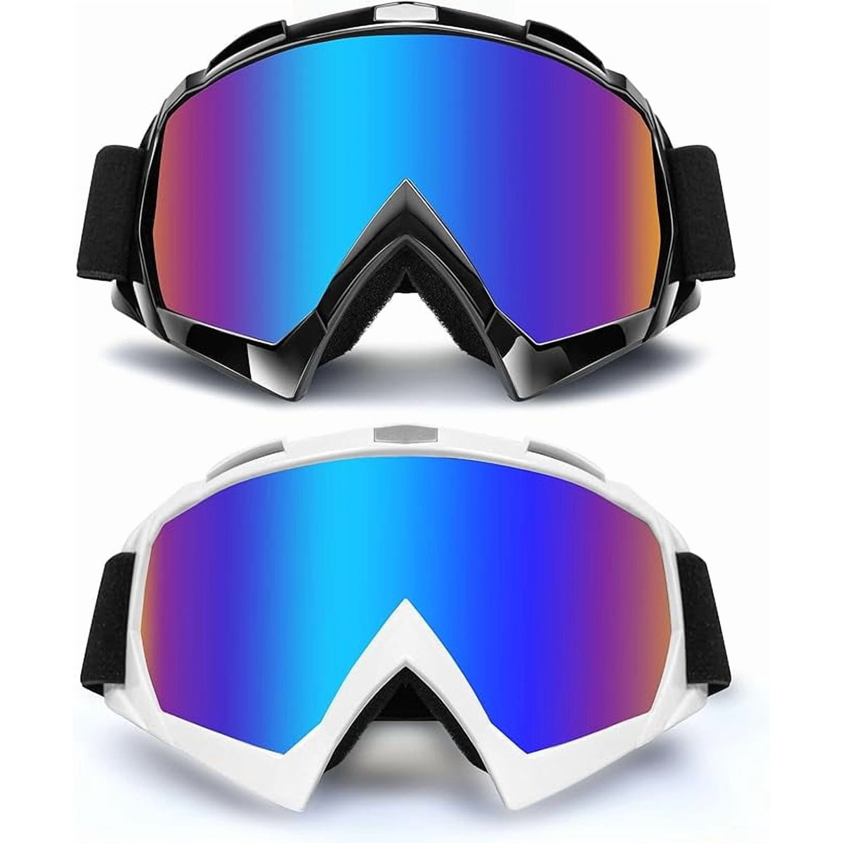 Dirt Bike ATV Goggles UV400 Motorcycle Goggles for Men Women Youth Motocross Riding Goggles Windproof Dustproof