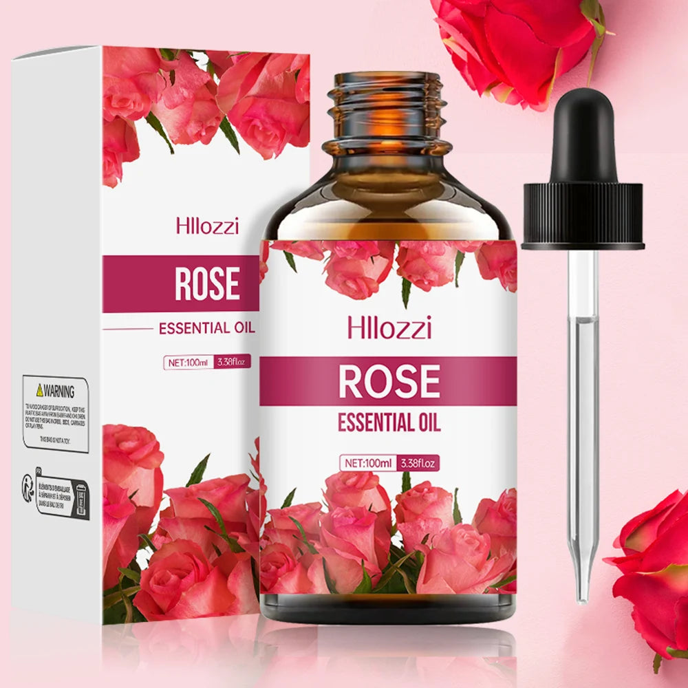 Rose essential oil - Used for rose oil in diffusers - Natural household fragrance oil
