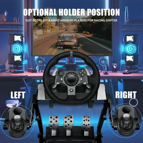 Racing Steering Wheel Adjustable Stand Racing Simulator Cockpit Fit for Mainstream Brands