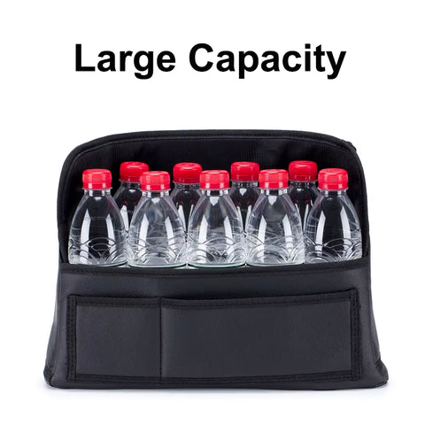 Leather Car Handbag Holders Car Organizers and Storage Front Seats Gap Car Seats Gap Filler Organizer Storage Bag for Car Seats