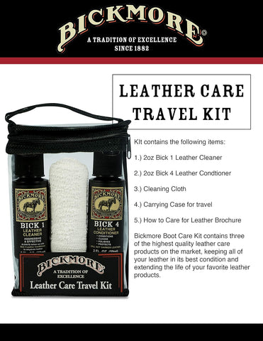 Leather Shoe & Boot Travel Care Kit- Repairs, Polishes and Shines Leather Goods on the Run