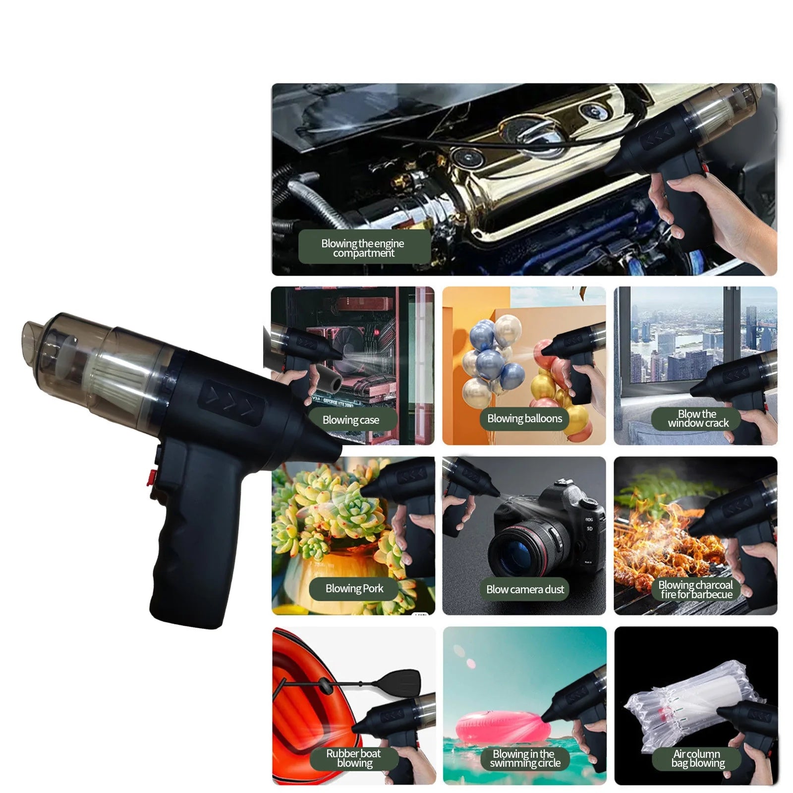 Cordless Handheld Car Mini Vacuum Cleaner, 120W Powerful Suction Small Car Vacuum Cleaner, Mini Dusts Buster with USB Portable Vacuum Cleaner, Gift