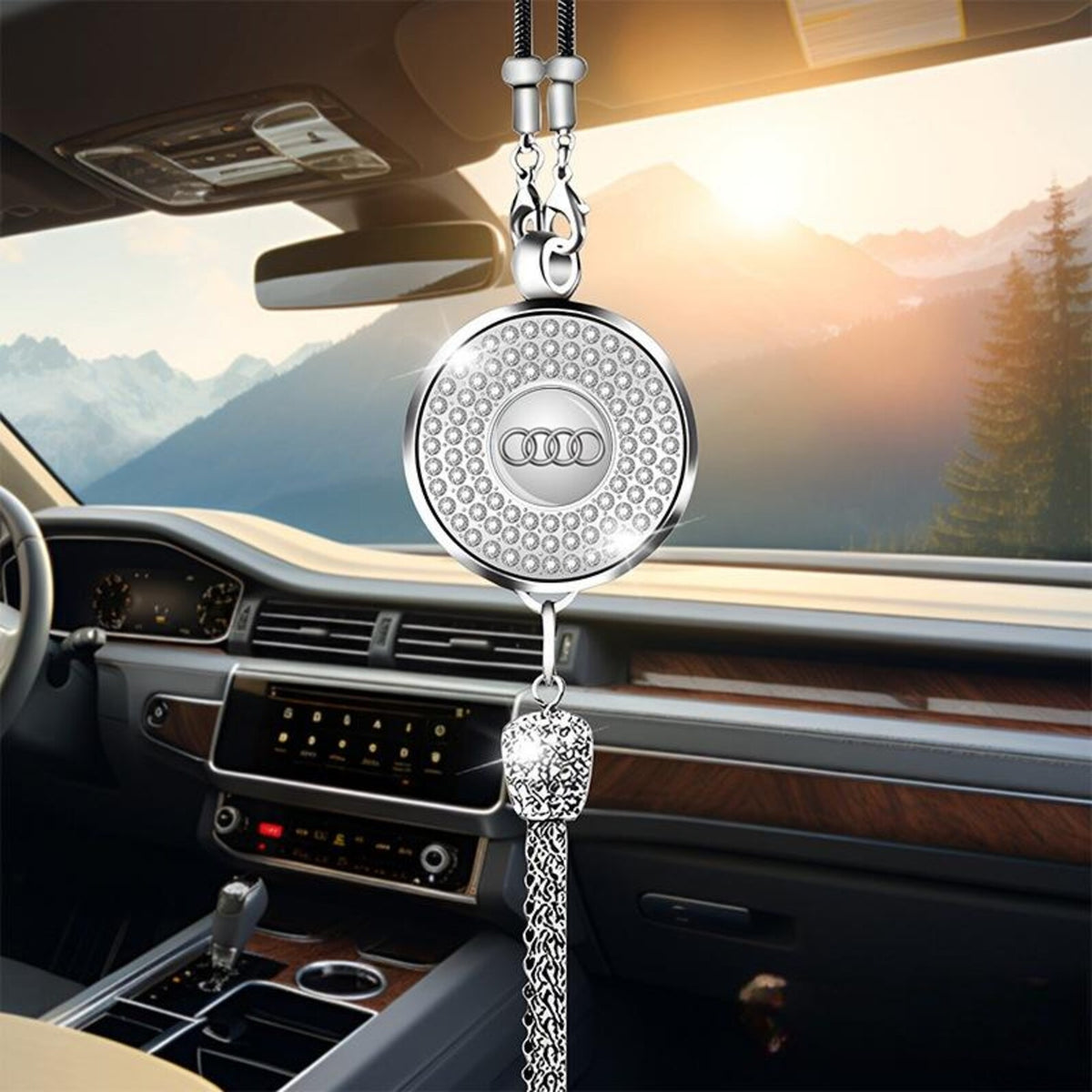 Audi Car Diffusers for Essential Oils, Hanging Air Freshener